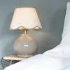PR Home lampe de table Nell, nougat, céramique, hauteur 34 cm, E27