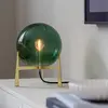 PR Home Milla lampe de table, 28 cm, doré/vert