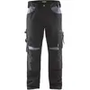Blåkläder Pantalon De Travail Artisan Sans Poches Flottantes Noir/gris Taille 38