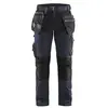 BLAKLADER Pantalon de travail artisan + stretch bleu marine/noir T44 - BLÅKLÄDER - 159918608699C50