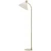 Markslöjd Lampe sur pied textile Mira, laiton