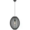 Markslöjd Suspension Florence, noir, Ø 40 cm, nylon
