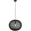 Markslöjd Suspension Florence, noir, Ø 50 cm, nylon