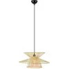 Markslöjd Suspension Duplici, naturel, bambou, Ø 57 cm, E27