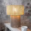 Markslöjd Lampe à poser Soga, naturel, jute, hauteur 40 cm