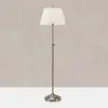 Markslöjd Lampadaire Oxford, couleur laiton, hauteur 155 cm, métal/tis...