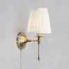 Markslöjd Applique murale Manor, blanc/couleur laiton, hauteur 40 cm T...