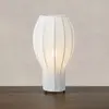 Markslöjd Lampe de table Hikari, Ø 22 cm, blanc/noir, tissu/métal