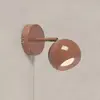 Markslöjd Applique murale Pop, marron, largeur 10 cm, métal