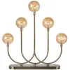 Markslöjd Bougeoir Enys, laiton antique, fer/verre, à 5 lampes, LED