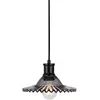 Suspension 1xe27, verre fumé, noir, 350 cm - markslöjd - novia