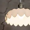 Markslöjd Suspension Kurage, laiton vieilli, verre givré, Ø 25,5 cm