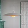 Markslöjd suspension Piny, blanc, Ø 57 cm, métal, E27