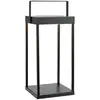 Markslöjd Lanterne solaire Pure, noir, USB, métal, hauteur 42 cm