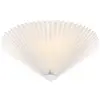 Markslöjd Plafonnier Plisado, blanc, Ø 42 cm