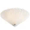 Markslöjd Plafonnier Plisado, blanc, Ø 50 cm