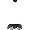 Markslöjd Suspension Styrka, Ø 63 cm, noir/gris fumé, fibre de banane