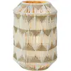 Markslöjd Lampe à poser Ano, hauteur 35 cm, textile, beige/brun