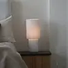 Markslöjd Lampe à poser Catis, blanc, 45 cm de haut, textile, E27