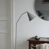 Markslöjd lampadaire LED Funil, gris, métal, à intensité variable