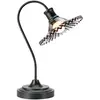 Markslöjd Lampe à poser Nova, noir, verre fumé, hauteur 41,5 cm, E27