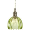 Markslöjd Suspension Gota, laiton vieilli/vert, verre, Ø 13 cm, fiche