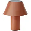 Markslöjd Lampe de table LED solaire Vivo, marron, IP44, hauteur 30 cm...