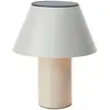 Markslöjd Lampe de table LED solaire Vivo, grise, IP44, hauteur 30 cm,...