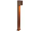 Markslöjd Bornes lumineuses LED Alor, marron, IP65, hauteur 75 cm, à i...