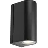 Markslöjd Applique d'extérieur LED Alor, noire, à 2 lampes, IP65, à in...