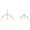 Markslöjd HEAVEN-Suspension 5 lumières Métal/Verre Opalin Ø117cm
