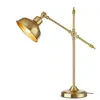 Markslöjd Lampe à poser Grimstad, laiton antique, fer, hauteur 56cm