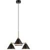 Markslöjd Suspension Klint en métal noir à quatre lampes
