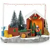 Markslöjd Décoration de Noël LED Elta, batterie, USB, hauteur 13,5 cm