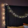 Markslöjd Guirlande LED Serve à 20 lampes, argentée