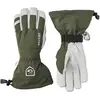 Hestra - Army Leather Heli Ski 5 Finger - Gants taille 8, vert olive/gris