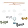 Jabadabado Mobile en bois avions & montgolfière