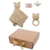 Jabadabado Cadeau De Naissance: Nounours Doudou Et Hochet