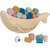 JaBaDaBaDo Jeu d'équilibre en bois baleine