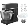Electrolux Assistant de cuisine E6KM1-4BPT, Machine à laver avec 6 et 4 litres, avec fouet de cuisine, 1200 W, acier inoxydable, perle noire