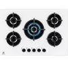 Table de cuisson au gaz - ELECTROLUX - EGG75372W - 75 cm - Intégré - Verre blanc