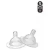 Lot de 2 tétines anti-colique Twistshake Taille 0 mois+