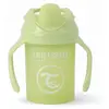 Twistshake Mini Cup with Leak Proof Soft Drinking Spout 230ml, Spill Free Trainning Sippy Bottle with Fruit Mixer and Silicone Seal for Toddlers and Babies, 4+ Months, BPA Free, Light Grey