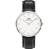 Montre Daniel Wellington DW00100020 - Montre Cuir Noire Homme