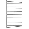 Montant mural en acier noir 50 x 30 cm - String furniture