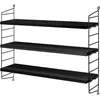 Etagères en frêne noir String Pocket - String furniture