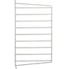 Set de 2 montants muraux en acier beige 50 x 30 cm - String furniture