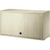 Caisson en bois avec porte rabattable - String furniture
