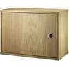Caisson en chêne avec porte coulissante - String furniture