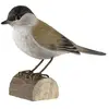 WILDLIFE GARDEN Oiseau décoratif en Bois 7,5 x 3,6 x 11,2 cm